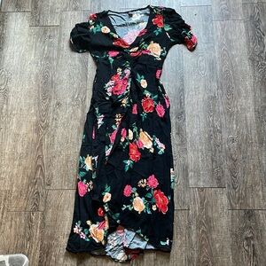 Old Navy floral maxi dress